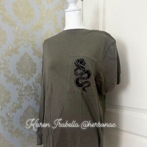 Taylor Swift Reputation Snake Pocket Tee